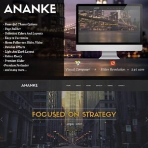 Ananke - One Page Parallax WordPress Theme