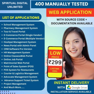 400+ Manually Tested Web Applications
